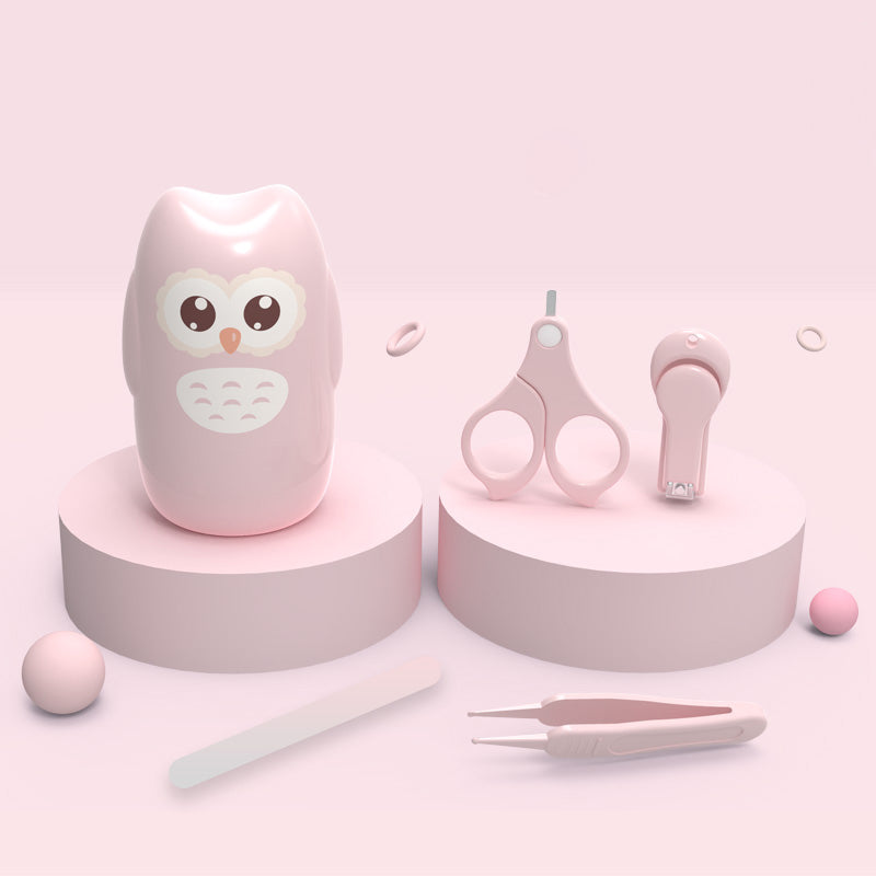 Baby Nail Care Gift Set — Owl Grooming Kit for Newborns