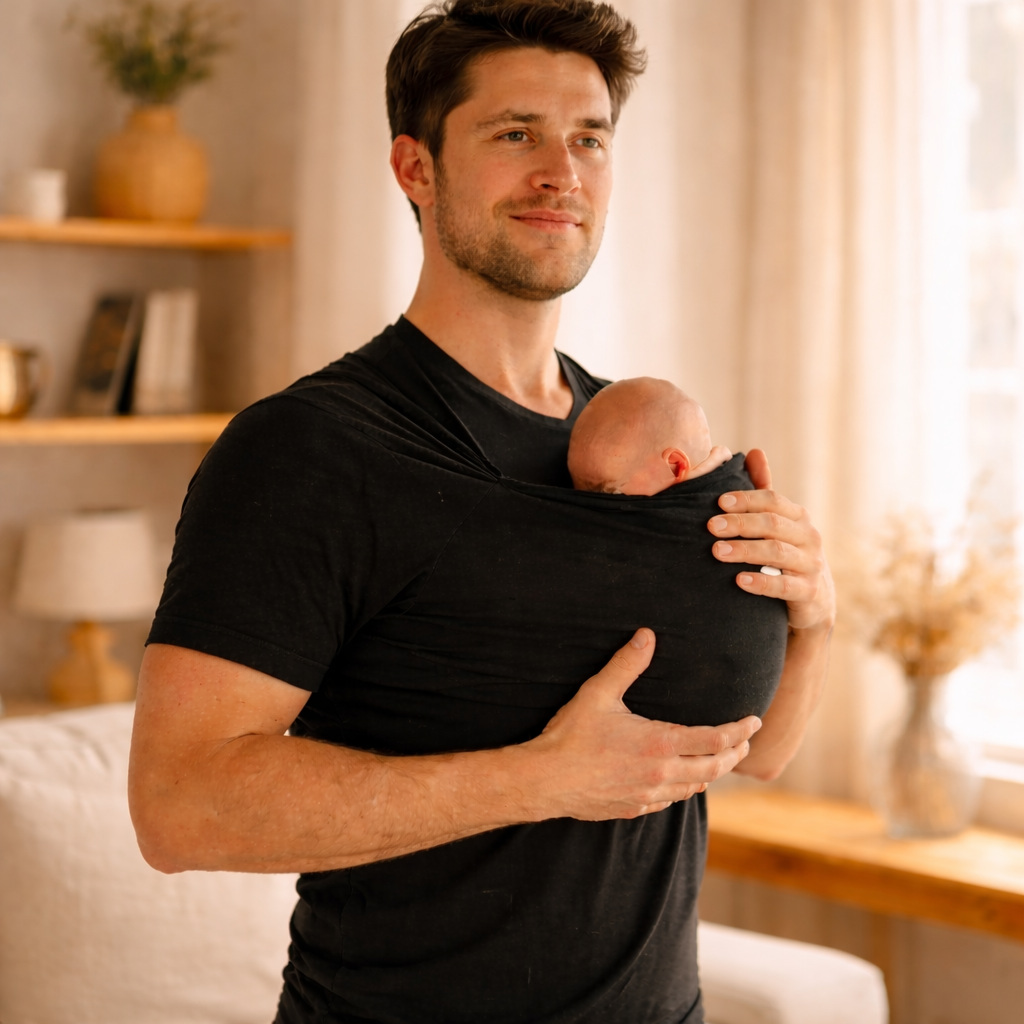 Dad Bonding Shirt — Hands-Free Baby Carrier T-Shirt for New Dads